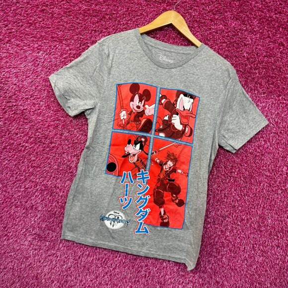 Kingdom Hearts Sora Mickey Donald Goofy Disney Gamers Tee M - Picture 2 of 4